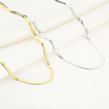 Afbeelding in Gallery-weergave laden, Flat Chain Necklace - Gold