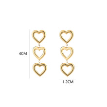 Afbeelding in Gallery-weergave laden, Heart Earrings - Gold
