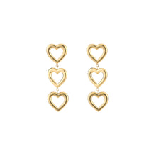 Afbeelding in Gallery-weergave laden, Heart Earrings - Gold
