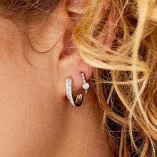 Load image into Gallery viewer, Double Earrings - Silver
