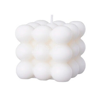 Bubble Candle - White
