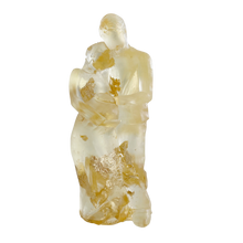 Load image into Gallery viewer, Gold Pregnant Couple Statue
