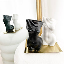 Load image into Gallery viewer, Female Body Vase - Black
