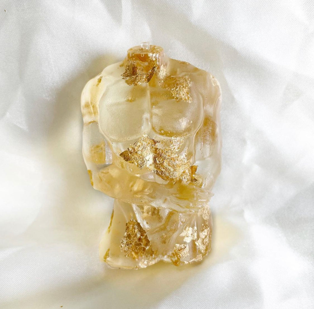 Gold Men Body Statue