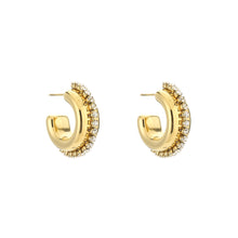 Load image into Gallery viewer, Diamond Chain Earrings - Gold
