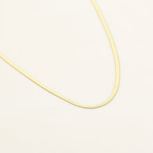 Load image into Gallery viewer, Flat Chain Necklace - Gold
