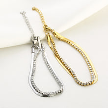 Load image into Gallery viewer, Double Diamond Bracelet - Silver
