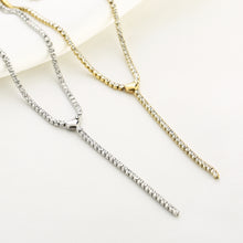 Load image into Gallery viewer, Long Diamond Necklace - Gold
