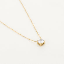 Load image into Gallery viewer, Diamond Stone Necklace - Gold
