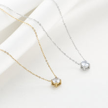Load image into Gallery viewer, Diamond Stone Necklace - Gold
