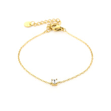 Load image into Gallery viewer, Diamond Stone Bracelet - Gold
